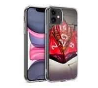 Head Case Designs Officially Licensed Stanley Morrison Red Gaming Dice Dragons 2 Gel Case [Military Grade Protection] Compatible with Apple iPhone 11 and Compatible with MagSafe