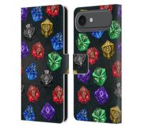 Head Case Designs Officially Licensed Stanley Morrison Six Dragons Gaming Dice Set Art Leather Wallet Case Compatible With Apple iPhone 17 Air