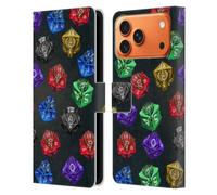 Head Case Designs Officially Licensed Stanley Morrison Six Dragons Gaming Dice Set Art Leather Wallet Case Compatible With Apple iPhone 17 Pro Max