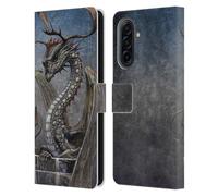 Head Case Designs Officially Licensed Stanley Morrison Vodka Drink Glass Dragons Leather Wallet Case Compatible With Samsung Galaxy A17 4G / 5G