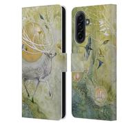Head Case Designs Officially Licensed Stephanie Law Allegro 2 Stag Sonata Cycle Leather Wallet Case Compatible With Samsung Galaxy A17 4G / 5G