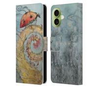 Head Case Designs Officially Licensed Stephanie Law Ladybird Immortal Ephemera Leather Wallet Case Compatible With Apple iPhone 17
