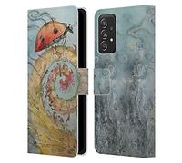 Head Case Designs Officially Licensed Stephanie Law Ladybird Immortal Ephemera Leather Wallet Case Compatible With Galaxy A52 / A52s / 5G (2021)