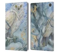 Head Case Designs Officially Licensed Stephanie Law Owl Graphics Leather Wallet Case Compatible With Amazon Fire Max 11 2023
