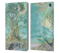 Head Case Designs Officially Licensed Stephanie Law Tree Graphics Leather Wallet Case Compatible With Amazon Fire Max 11 2023
