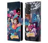Head Case Designs Officially Licensed Steven Universe Characters Graphics Leather Wallet Case Compatible With Samsung Galaxy A53 5G (2022)