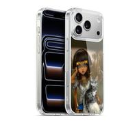 Head Case Designs Officially Licensed Strangeling Egyptian Girl with Cat Art Gel Case [Military Grade Protection] Compatible with Apple iPhone 17 Pro Max and Compatible with MagSafe