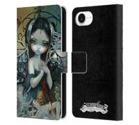 Head Case Designs Officially Licensed Strangeling Four Horseman of Apocalypse Death Surrealism Leather Wallet Case Compatible With Apple iPhone 16e