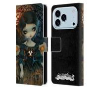 Head Case Designs Officially Licensed Strangeling Four Horseman of Apocalypse Pestilence Surrealism Leather Wallet Case Compatible With Apple iPhone 17 Pro