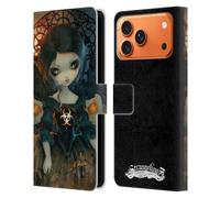 Head Case Designs Officially Licensed Strangeling Four Horseman of Apocalypse Pestilence Surrealism Leather Wallet Case Compatible With Apple iPhone 17 Pro Max