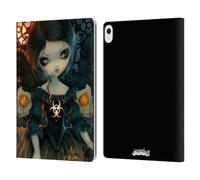 Head Case Designs Officially Licensed Strangeling Four Horseman of Apocalypse Pestilence Surrealism Leather Wallet Case Compatible With Apple iPad Air 13 2024/2025