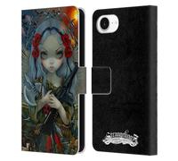 Head Case Designs Officially Licensed Strangeling Four Horseman of Apocalypse War Surrealism Leather Wallet Case Compatible With Apple iPhone 16e