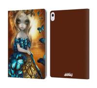 Head Case Designs Officially Licensed Strangeling Queen of Butterflies Fairy Art Leather Wallet Case Compatible With Apple iPad Air 13 2024/2025