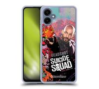 Head Case Designs Officially Licensed Suicide Squad 2016 Deadshot Poster Graphics Gel Case [Military Grade Protection] Compatible With Samsung Galaxy A06 4G