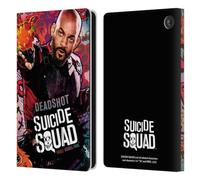 Head Case Designs Officially Licensed Suicide Squad 2016 Deadshot Poster Graphics Leather Wallet Case Compatible With Amazon Fire 7 2022