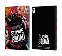 Head Case Designs Officially Licensed Suicide Squad 2016 Deadshot Poster Graphics Leather Wallet Case Compatible With Apple iPad Air 13 2024/2025