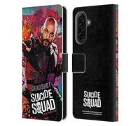 Head Case Designs Officially Licensed Suicide Squad 2016 Deadshot Poster Graphics Leather Wallet Case Compatible With Samsung Galaxy A17 4G / 5G