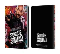 Head Case Designs Officially Licensed Suicide Squad 2016 Deadshot Poster Graphics Leather Wallet Case Compatible With Amazon Kindle 11th Gen (2024)