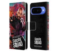 Head Case Designs Officially Licensed Suicide Squad 2016 Deadshot Poster Graphics Leather Wallet Case Compatible With Google Pixel 10