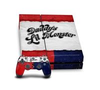 Head Case Designs Officially Licensed Suicide Squad 2016 Harley Quinn Costume Graphics Vinyl Sticker Gaming Skin Decal Compatible With Sony PlayStation 4 PS4 Console and DualShock 4 Controller Bundle