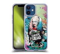 Head Case Designs Officially Licensed Suicide Squad 2016 Harley Quinn Poster Graphics Gel Case [Military Grade Protection] Compatible with Apple iPhone 12 Mini and Compatible with MagSafe