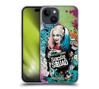 Head Case Designs Officially Licensed Suicide Squad 2016 Harley Quinn Poster Graphics Hard Back Case Compatible With Apple iPhone 15