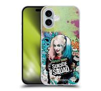 Head Case Designs Officially Licensed Suicide Squad 2016 Harley Quinn Poster Graphics Hard Back Case Compatible With Apple iPhone 16