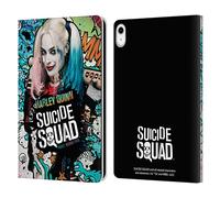 Head Case Designs Officially Licensed Suicide Squad 2016 Harley Quinn Poster Graphics Leather Wallet Case Compatible With Apple iPad 10.9 2022/2025