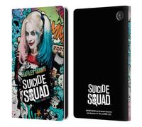 Head Case Designs Officially Licensed Suicide Squad 2016 Harley Quinn Poster Graphics Leather Wallet Case Compatible With Amazon Fire 7 2022