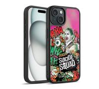 Head Case Designs Officially Licensed Suicide Squad 2016 Joker Poster Graphics Gel Armour Case [Military Grade Protection] Compatible With Apple iPhone 15