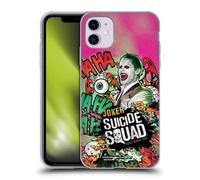 Head Case Designs Officially Licensed Suicide Squad 2016 Joker Poster Graphics Gel Case [Military Grade Protection] Compatible With Apple iPhone 11