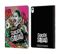 Head Case Designs Officially Licensed Suicide Squad 2016 Joker Poster Graphics Leather Wallet Case Compatible With Apple iPad Air 13 2024/2025
