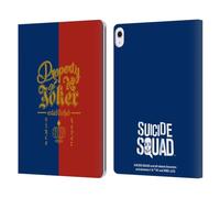 Head Case Designs Officially Licensed Suicide Squad 2016 Property Of Joker Graphics Leather Wallet Case Compatible With Apple iPad Air 13 2024/2025