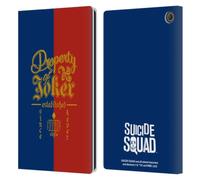 Head Case Designs Officially Licensed Suicide Squad 2016 Property Of Joker Graphics Leather Wallet Case Compatible With Amazon Fire Max 11 2023