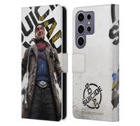 Head Case Designs Officially Licensed Suicide Squad: Kill The Justice League Captain Boomerang Key Art Leather Wallet Case Compatible with Samsung Galaxy S25 Ultra