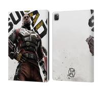 Head Case Designs Officially Licensed Suicide Squad: Kill The Justice League Deadshot Key Art Leather Wallet Case Compatible With Apple iPad Pro 12.9 2020/2021/2022