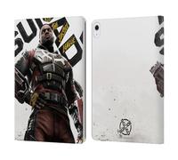 Head Case Designs Officially Licensed Suicide Squad: Kill The Justice League Deadshot Key Art Leather Wallet Case Compatible With Apple iPad Air 13 2024/2025