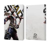 Head Case Designs Officially Licensed Suicide Squad: Kill The Justice League Harley Quinn Key Art Leather Wallet Case Compatible With Apple iPad Air 13 2024/2025