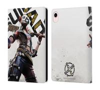 Head Case Designs Officially Licensed Suicide Squad: Kill The Justice League Harley Quinn Key Art Leather Wallet Case Compatible With Apple iPad mini (2021/2024)