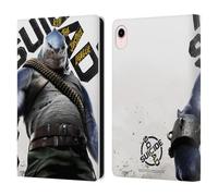 Head Case Designs Officially Licensed Suicide Squad: Kill The Justice League King Shark Key Art Leather Wallet Case Compatible With Apple iPad mini (2021/2024)