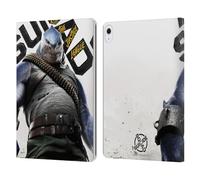Head Case Designs Officially Licensed Suicide Squad: Kill The Justice League King Shark Key Art Leather Wallet Case Compatible With Apple iPad Air 13 2024/2025