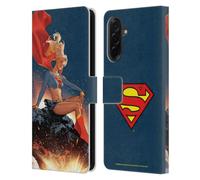 Head Case Designs Officially Licensed Superman DC Comics #23 Variant Supergirl Comic Art Leather Wallet Case Compatible With Samsung Galaxy A36 5G