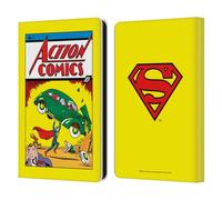 Head Case Designs Officially Licensed Superman DC Comics Action Comics 1 Famous Comic Book Covers Leather Wallet Case Compatible With Amazon Kindle Paperwhite 6