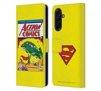 Head Case Designs Officially Licensed Superman DC Comics Action Comics 1 Famous Comic Book Covers Leather Wallet Case Compatible With Samsung Galaxy A36 5G