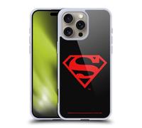 Head Case Designs Officially Licensed Superman DC Comics Black And Red Logos Gel Case [Military Grade Protection] Compatible with Apple iPhone 16 Pro Max and Compatible with MagSafe