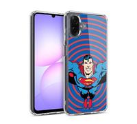 Head Case Designs Officially Licensed Superman DC Comics Circles Vintage Fashion Gel Case [Military Grade Protection] Compatible With Samsung Galaxy A07 4G