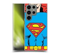 Head Case Designs Officially Licensed Superman DC Comics Classic Costume Logos Hard Back Case Compatible With Samsung Galaxy S24 Ultra 5G