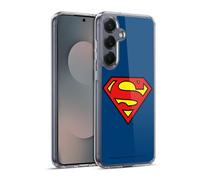 Head Case Designs Officially Licensed Superman DC Comics Classic Logos Gel Case [Military Grade Protection] Compatible with Samsung Galaxy S25+ and Compatible with MagSafe