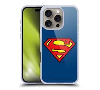Head Case Designs Officially Licensed Superman DC Comics Classic Logos Gel Case [Military Grade Protection] Compatible with Apple iPhone 16 Pro and Compatible with MagSafe