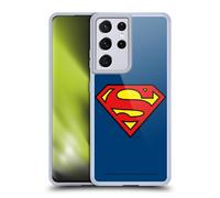 Head Case Designs Officially Licensed Superman DC Comics Classic Logos Gel Case [Military Grade Protection] Compatible with Samsung Galaxy S21 Ultra 5G and Compatible with MagSafe